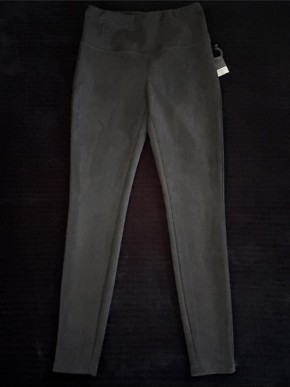 Black Faux-Suede Leggings Sz S - Black Tape